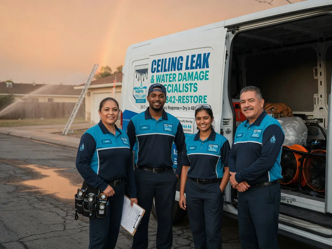 Ceiling Leak Cleanup company in Nova, OH