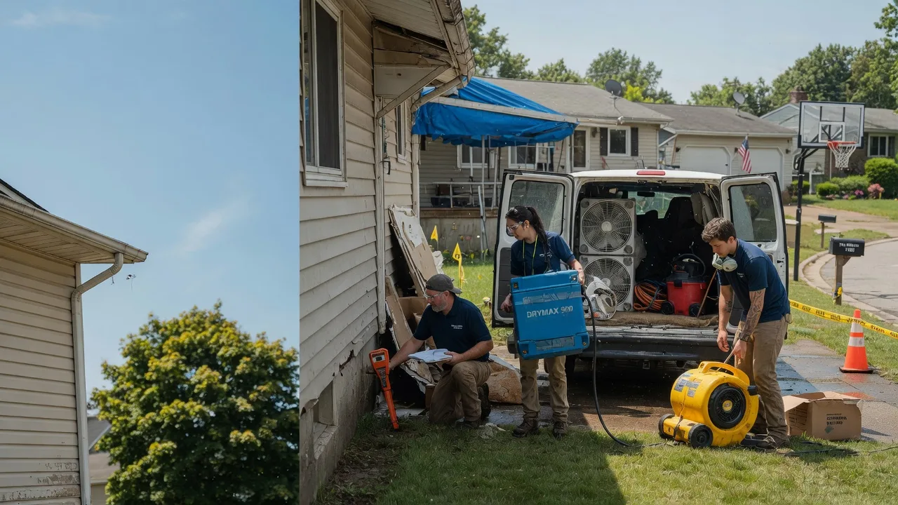 Ceiling Leak Cleanup in Nova, OH near me